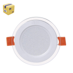 چراغ گلاریس 9 وات دایره ای پارس | بسته 50 عددی